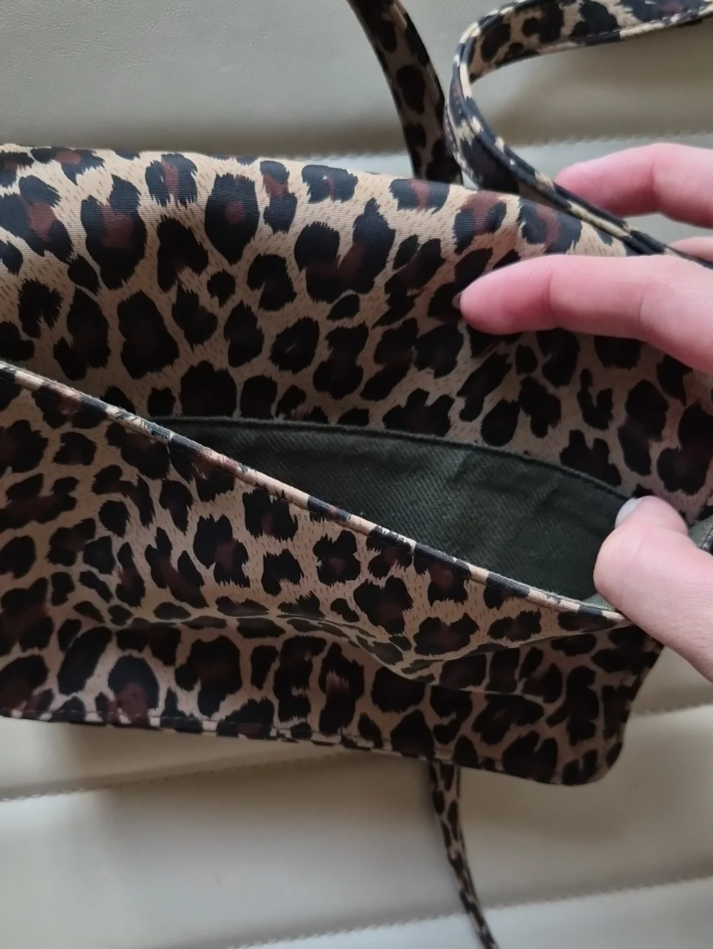 Nine West Y2k Leopard Print Crossbody Bag - Tan & Black